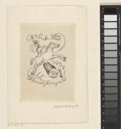 Nieuwjaarswens voor 1936 van Debora Duyvis