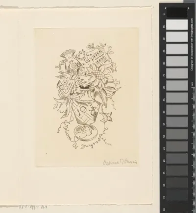 Nieuwjaarswens voor 1938 van Debora Duyvis