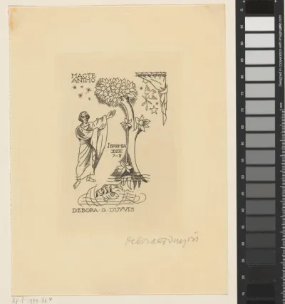Nieuwjaarswens voor 1951 van Debora Duyvis