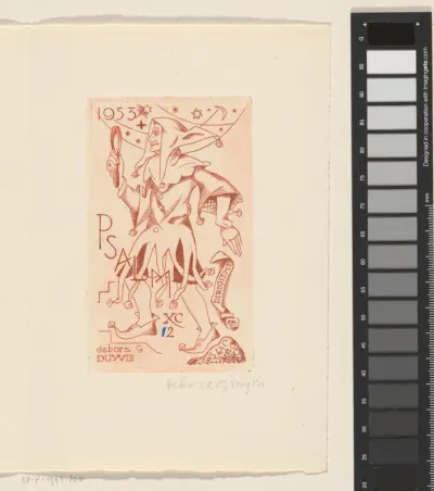 Nieuwjaarswens voor 1953 van Debora Duyvis