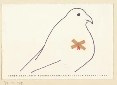 Nieuwjaarswens voor 1973 van Emmerich en Janine Weninger