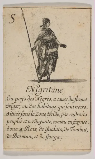 Nigritane, from "Jeu de la Géographie"