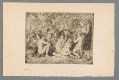 Nimfen en satyrs