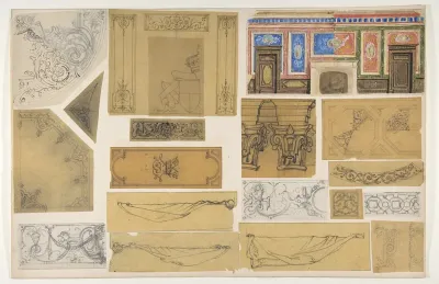 Nineteen designs for the painted decoration of interiors