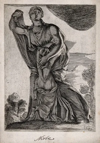 Niobe and her daughter