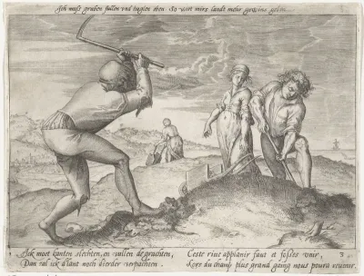 Nivellering van het land