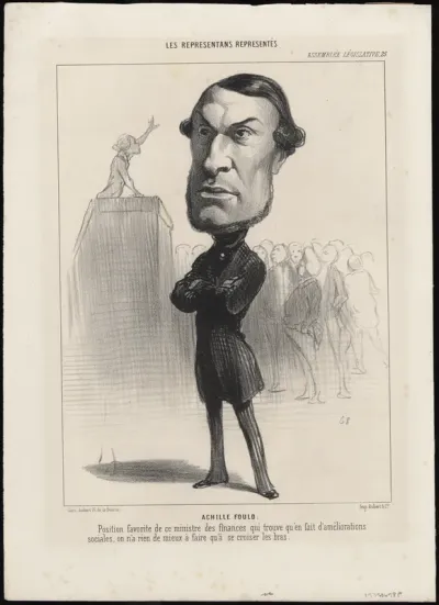 No. 25 from Les Representans Representés,  Assemblée Législative; Achille Fould