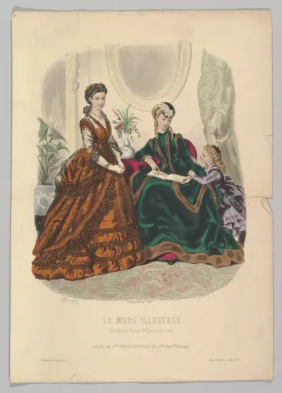 No. 51, from "La Mode Illustrée"