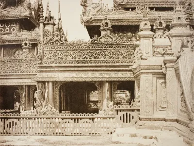 No. 92. Amerapoora. Another part of the Balcony of Kyoung No. 86 [Maha-too-lo-Bounghian Kyoung].
