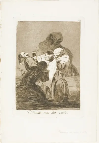 No One Has Seen Us, plate 79 from Los Caprichos