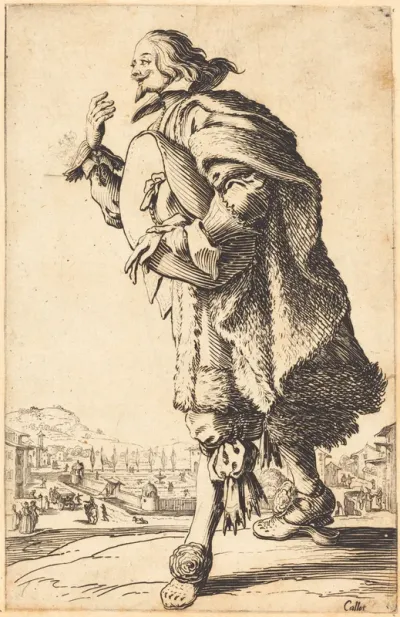 Noble Man with Felt Hat, Bowing