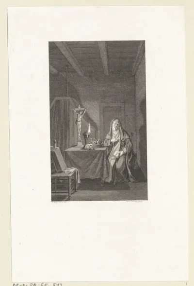 Non met een getijdenboek in de hand