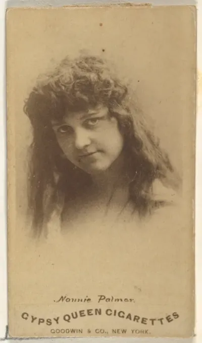 Nonnie Palmer, from the Actors and Actresses series (N171) for Gypsy Queen Cigarettes