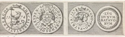 Noodgeld tijdens het beleg van Leiden, 1574