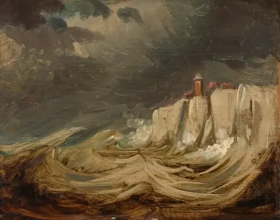 Noodweer aan de kust