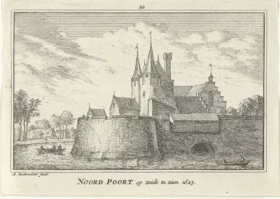Noord Poort op zeide te zien 1625