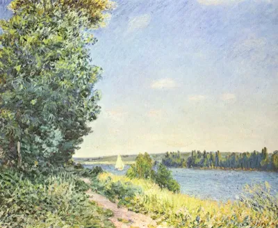 Normandy, The Water Path, Evening at Sahurs