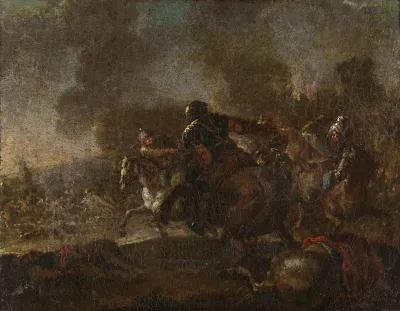North African Battle Scene