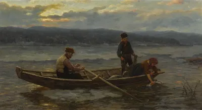 Norwegian fishing in the fjords