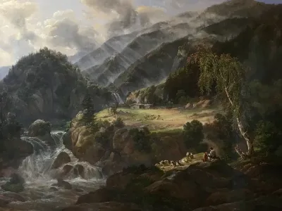Norwegian mountain valley