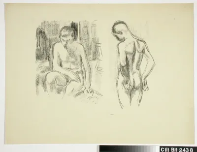 Nude Boy Seated / Nude Boy