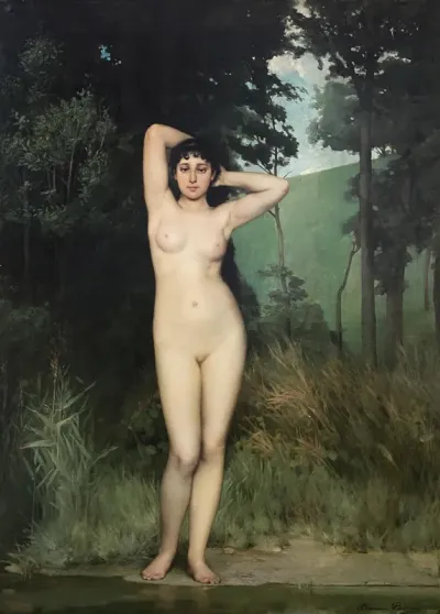 Nude by a River