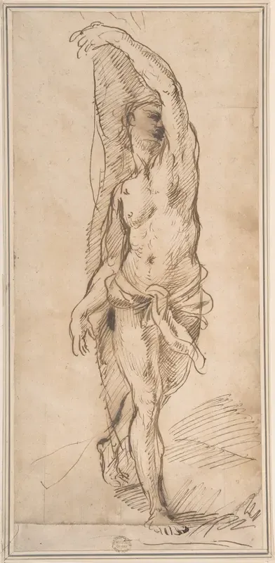 Nude Figure (Saint Sebastian?)