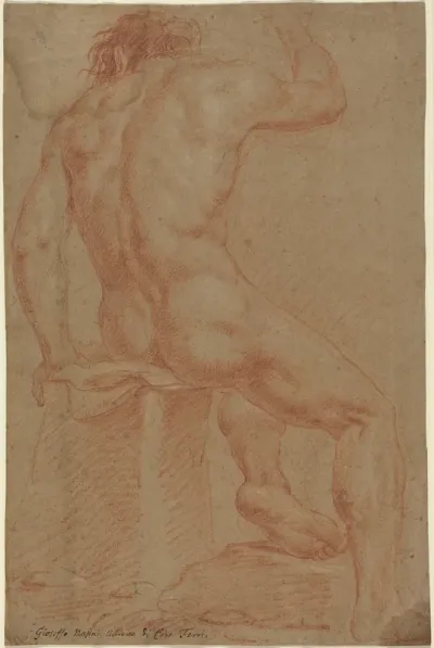 Nude Male Figure [recto]