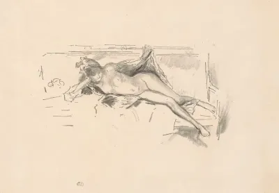 Nude Model, Reclining