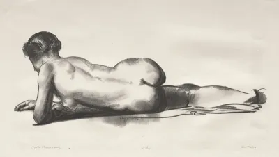 Nude Study, Woman Lying Prone