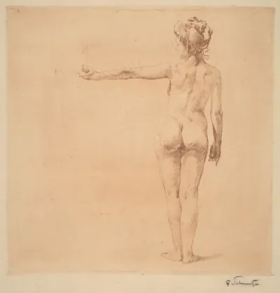 Nude with Outstretched Arm