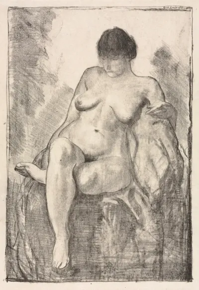 Nude Woman Seated