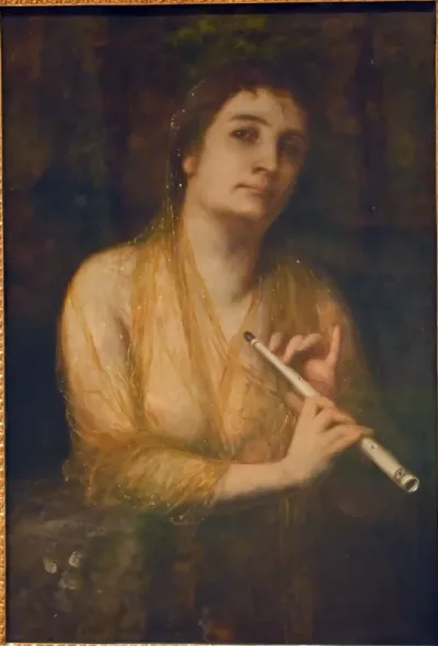 Nymph with Flute