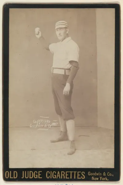 O'Day, Pitcher, Washington, from the series Old Judge Cigarettes