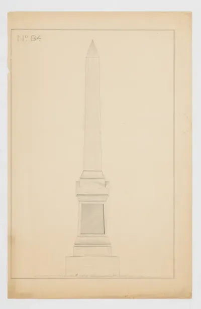 Obelisk Grave Monument, No. 84