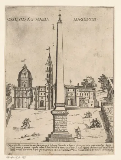 Obelisk voor de Santa Maria Maggiore