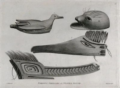Objects from Nootka Sound (British Columbia, Canada) encountered by Captain Cook on his third voyage (1777-1780)