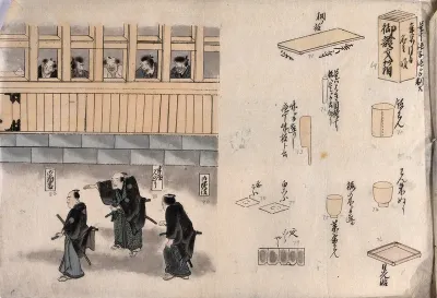 Objects of standard issue for Japanese prisons