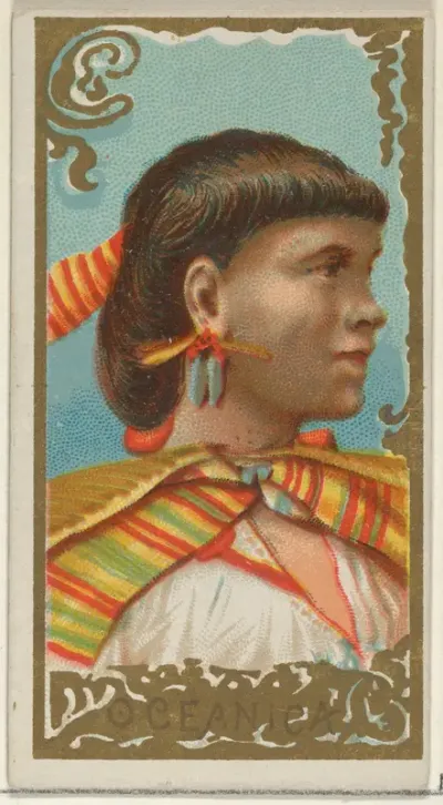 Oceanica, from the Types of All Nations series (N24) for Allen & Ginter Cigarettes