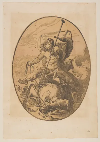 Oceanus, from The Deities