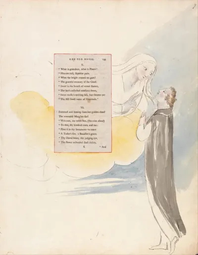 Ode for Music, design 99 from The Poems of Thomas Gray