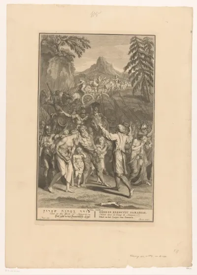 Oded bevrijdt de gevangenen van het leger van Samaria