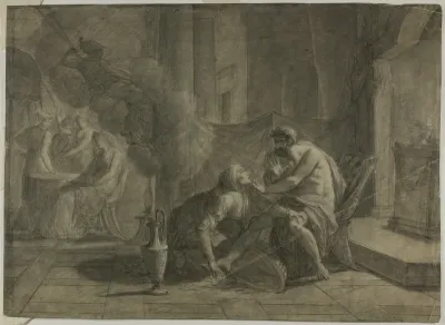 Odysseus and Eurycleia