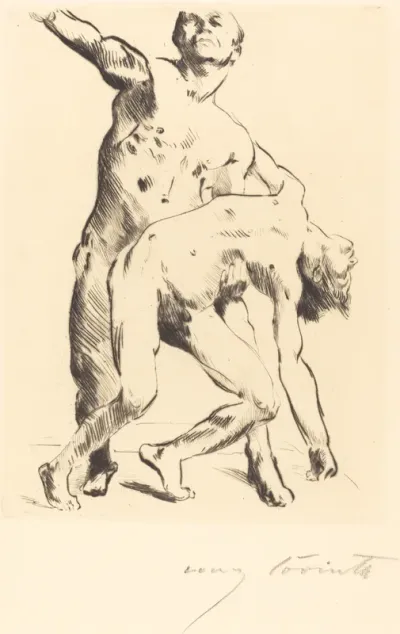 Odysseus and the Suitor (Odysseus und die Freier)