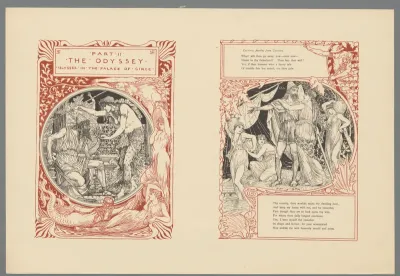 Odysseus bij Circe en het afscheid van Odysseus en Calypso