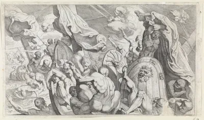Odysseus metgezellen openen de zak met winden