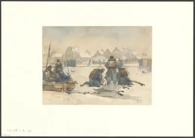 Oefening van het 7e regiment bij de Buiten-Amstel