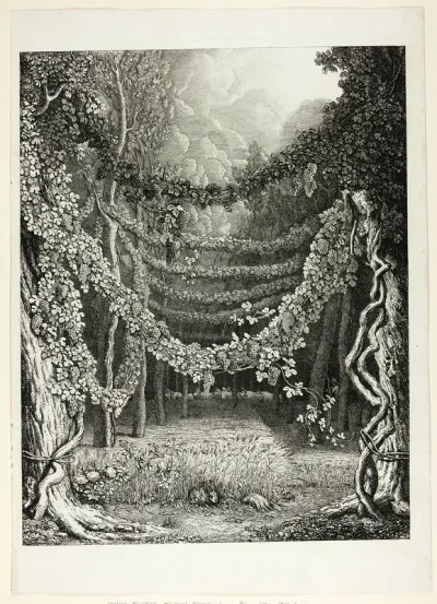 Oenotria Telus, An Idealized Woodland Scene Near Naples