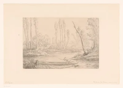 Oever van de Somme in de buurt van Amiens