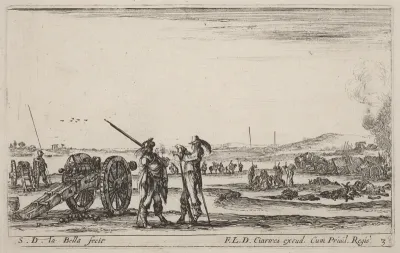 Officer Giving Orders to a Sentinel